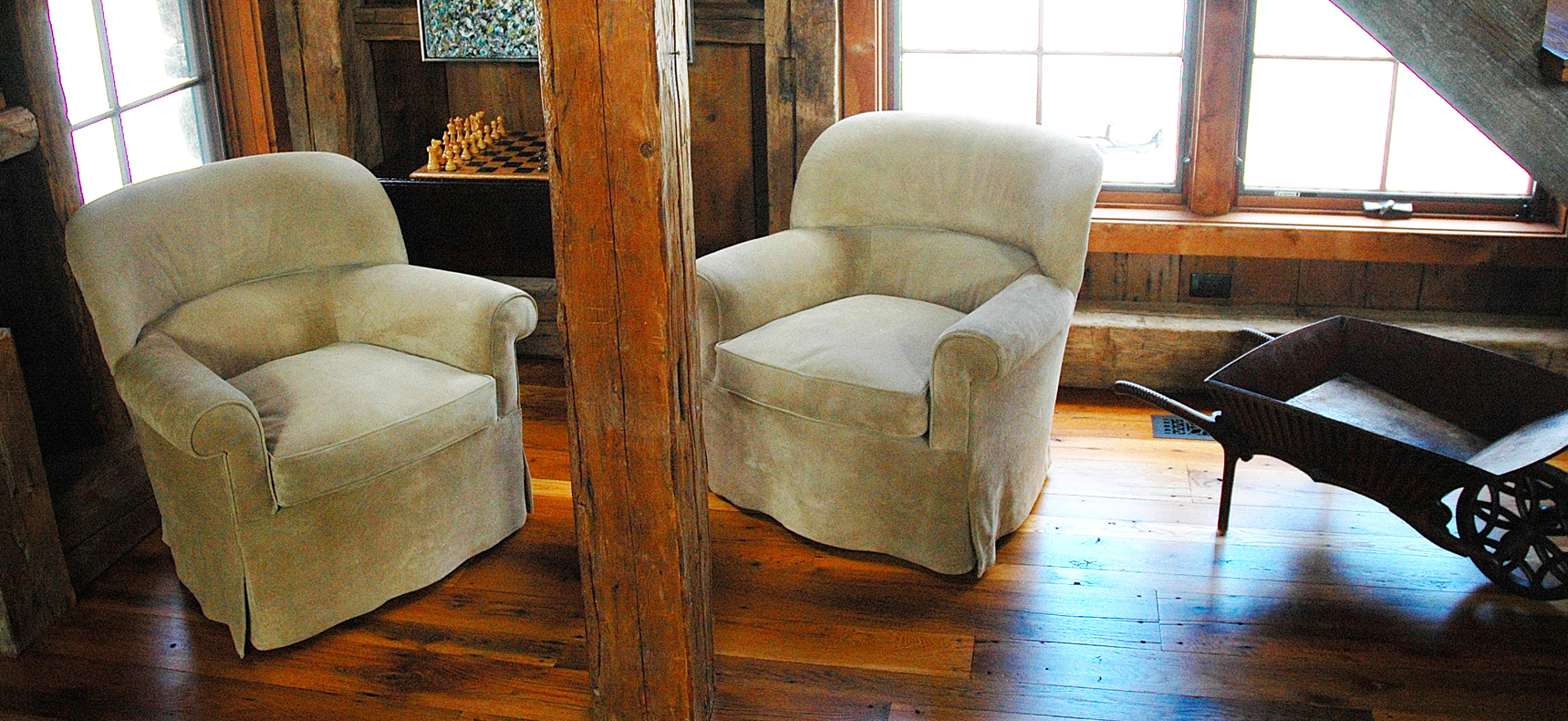 Suede Chairs