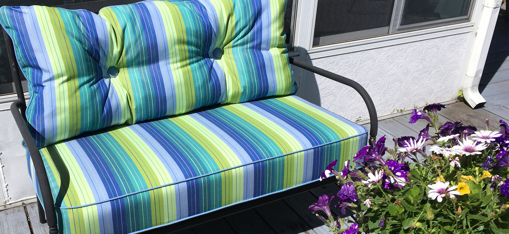 Striped Outdoor Furniture