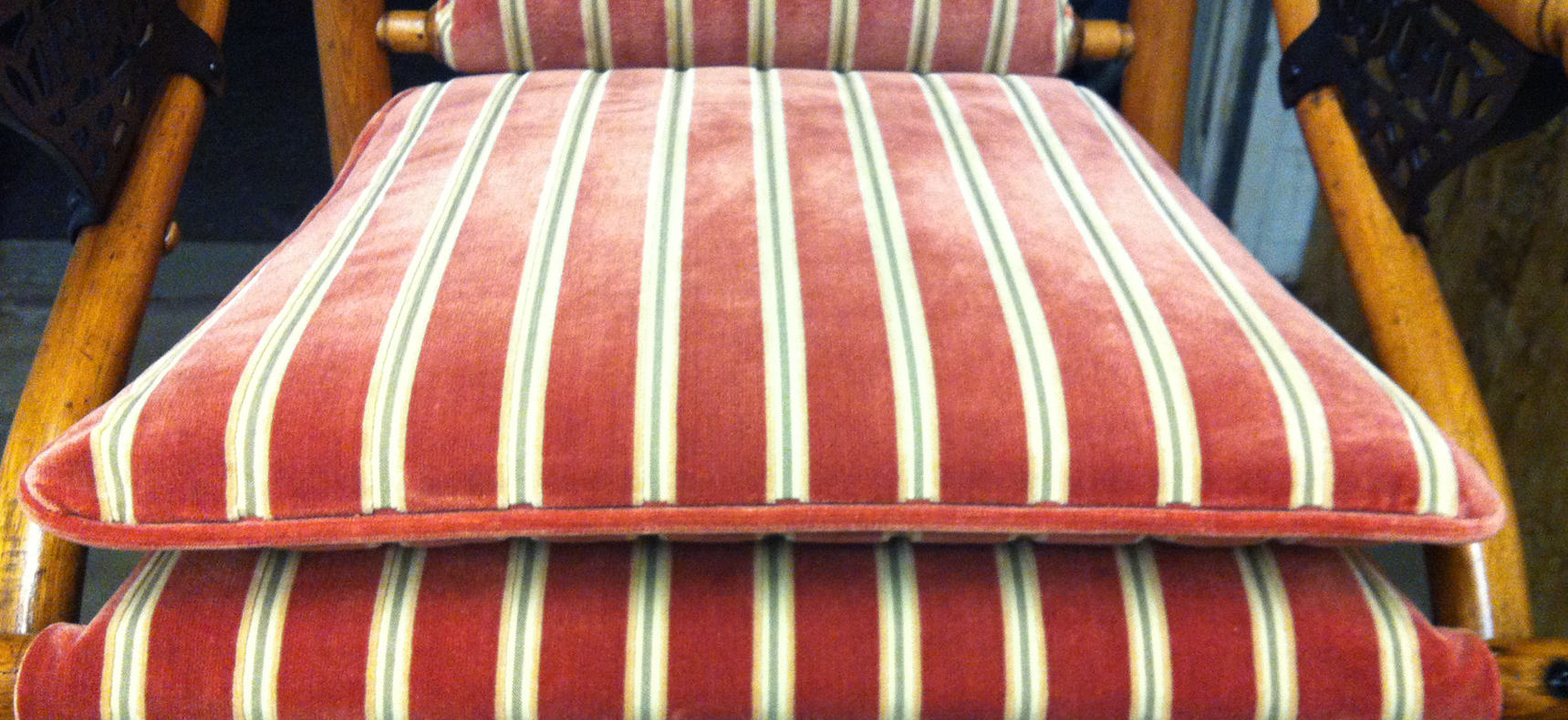 Striped Rocker Seat